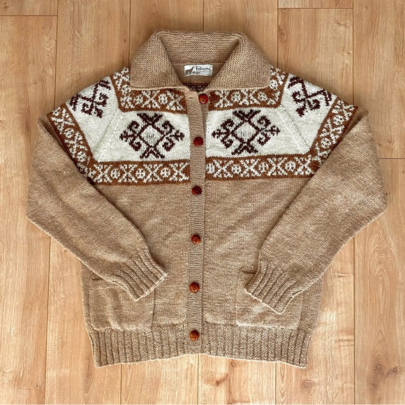 70s Alpaca knit cardigan - Picture 9 of 9